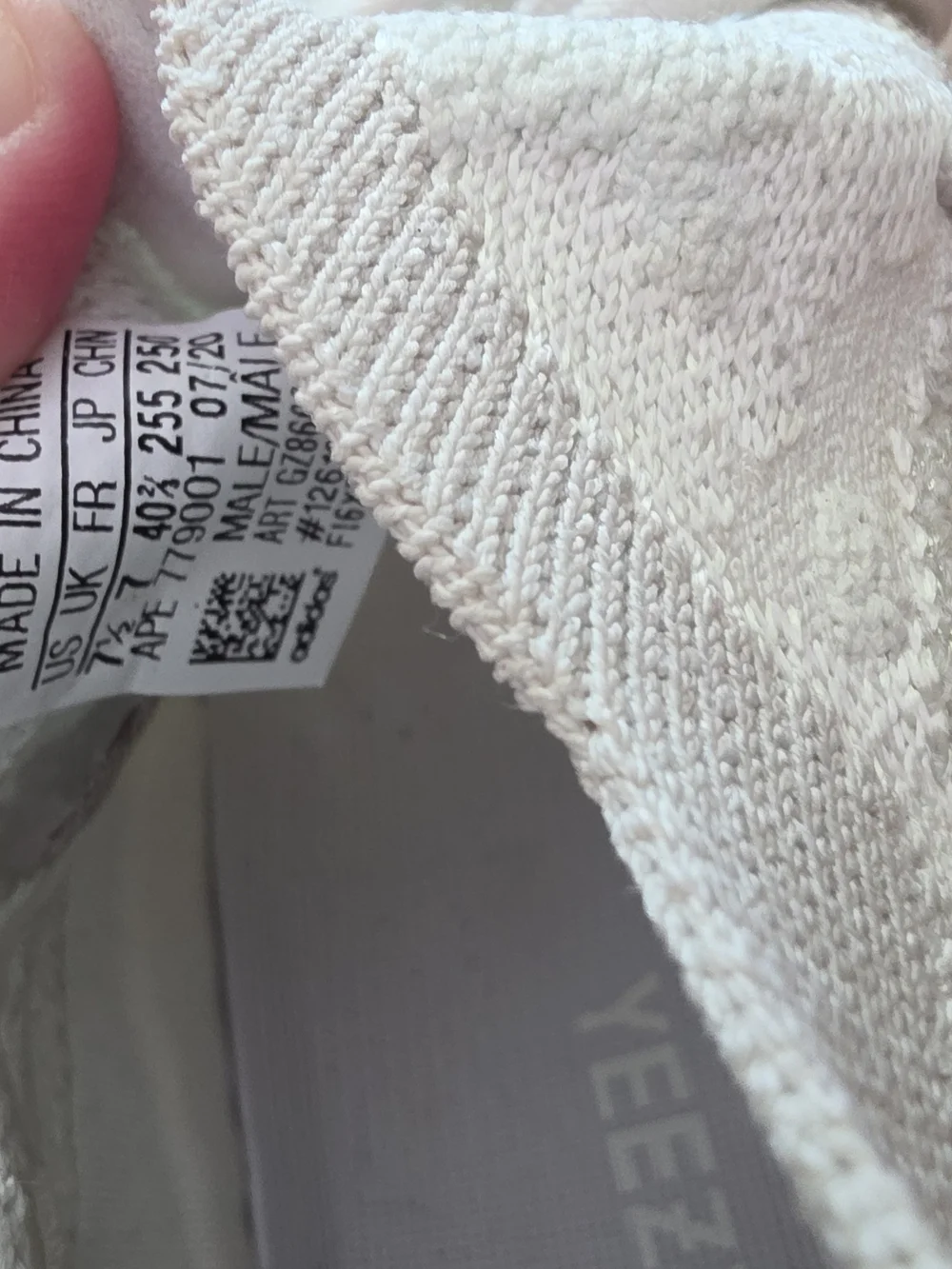 Adidas Yeezy Boost 380 'Calcite Glow' Men's Size 7.5 Pre-owned Sneakers GZ8668